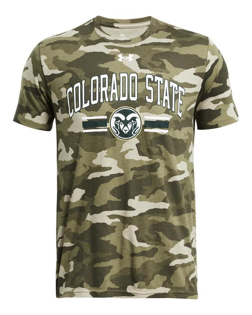 Men's UA Performance Cotton Camo Collegiate Short Sleeve Product Image