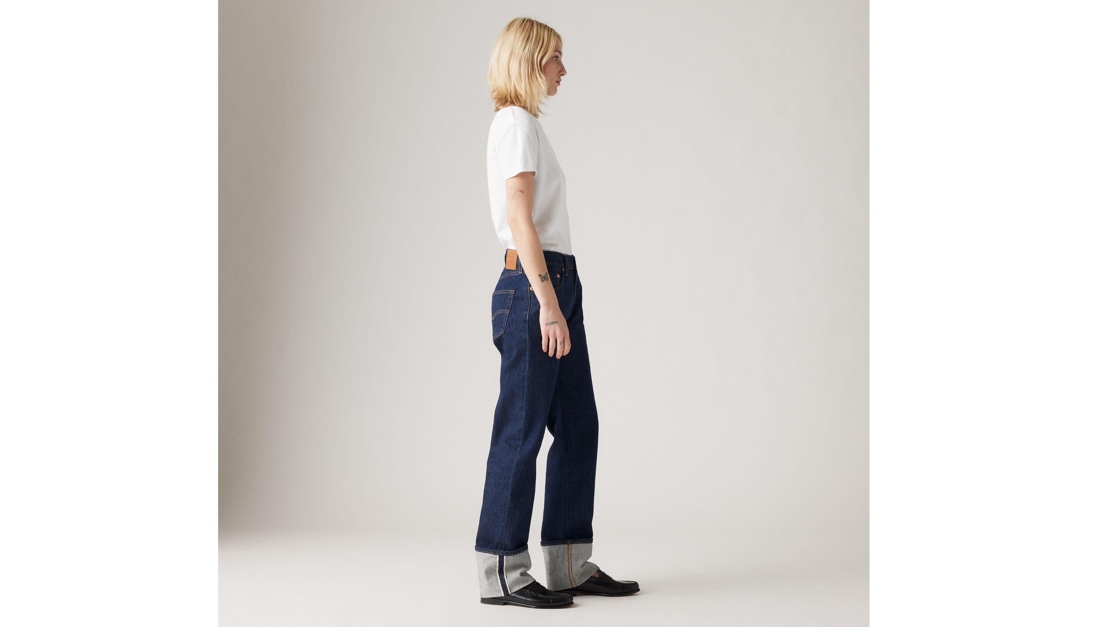 501® '90s Cuffed Selvedge Women's Jeans Product Image