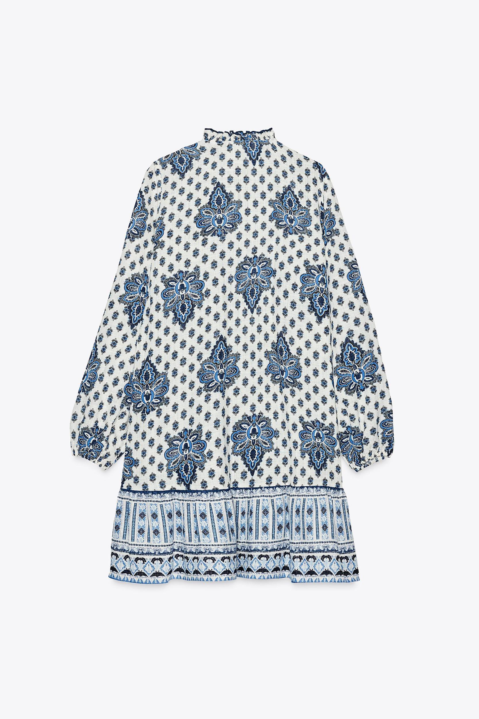 PRINTED MINI DRESS Product Image