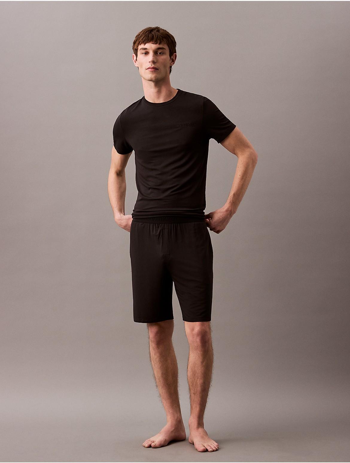 Calvin Klein Mens Ultra Soft Modal Sleep Shorts - Grey - XL Product Image