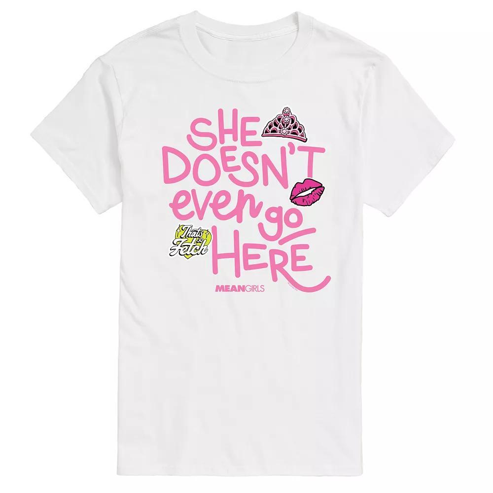 Men's Mean Girls She Doesn't Even Go Here Graphic Tee,  Product Image