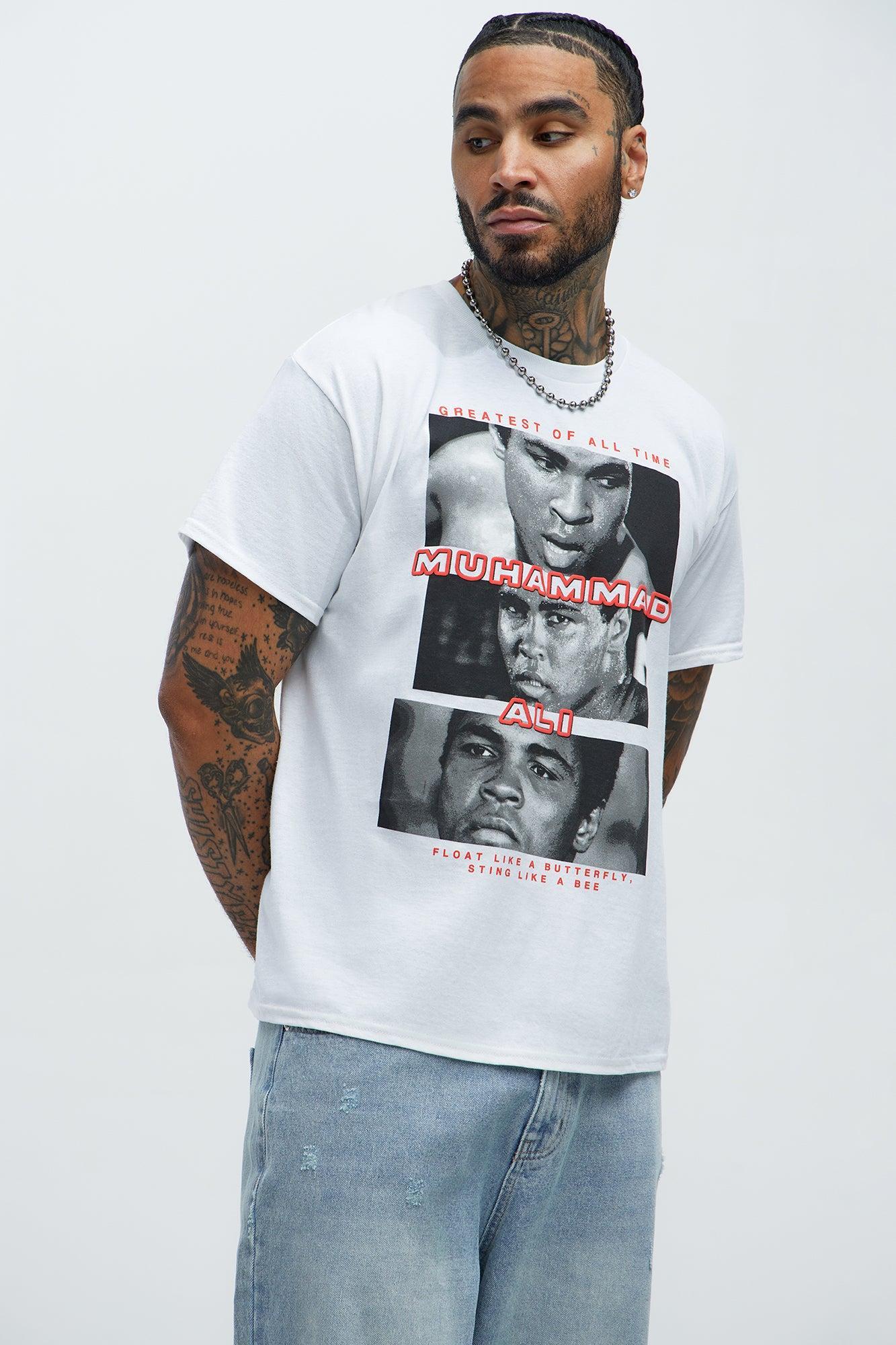 Muhammad Ali Float Like A Short Sleeve Tee - White Product Image