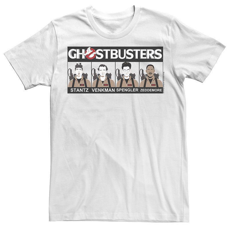 Big & Tall Ghostbusters Group Shot Line Up Tee, Mens Product Image