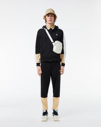 Men's Zip-Up Colorblock Hoodie Product Image