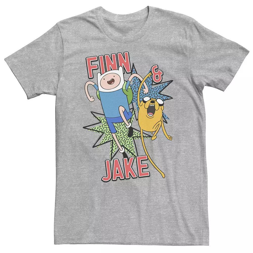 Big & Tall Cartoon Network Adventure Time Finn & Jake Kapows Tee, Men's,  Product Image
