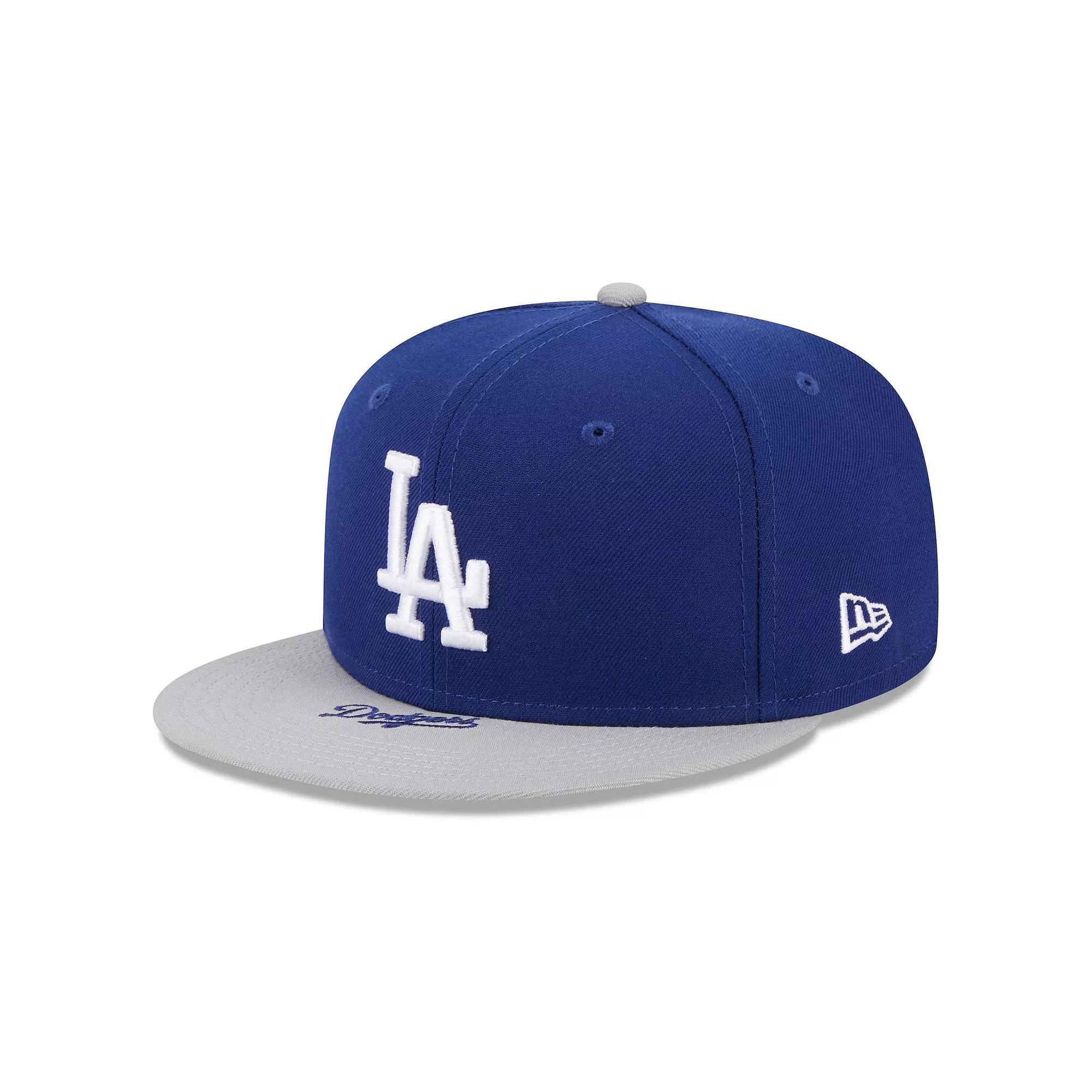 Men's New Era Royal/White Los Angeles Dodgers On Deck 59FIFTY Fitted Hat, Size: 8, Blue Product Image