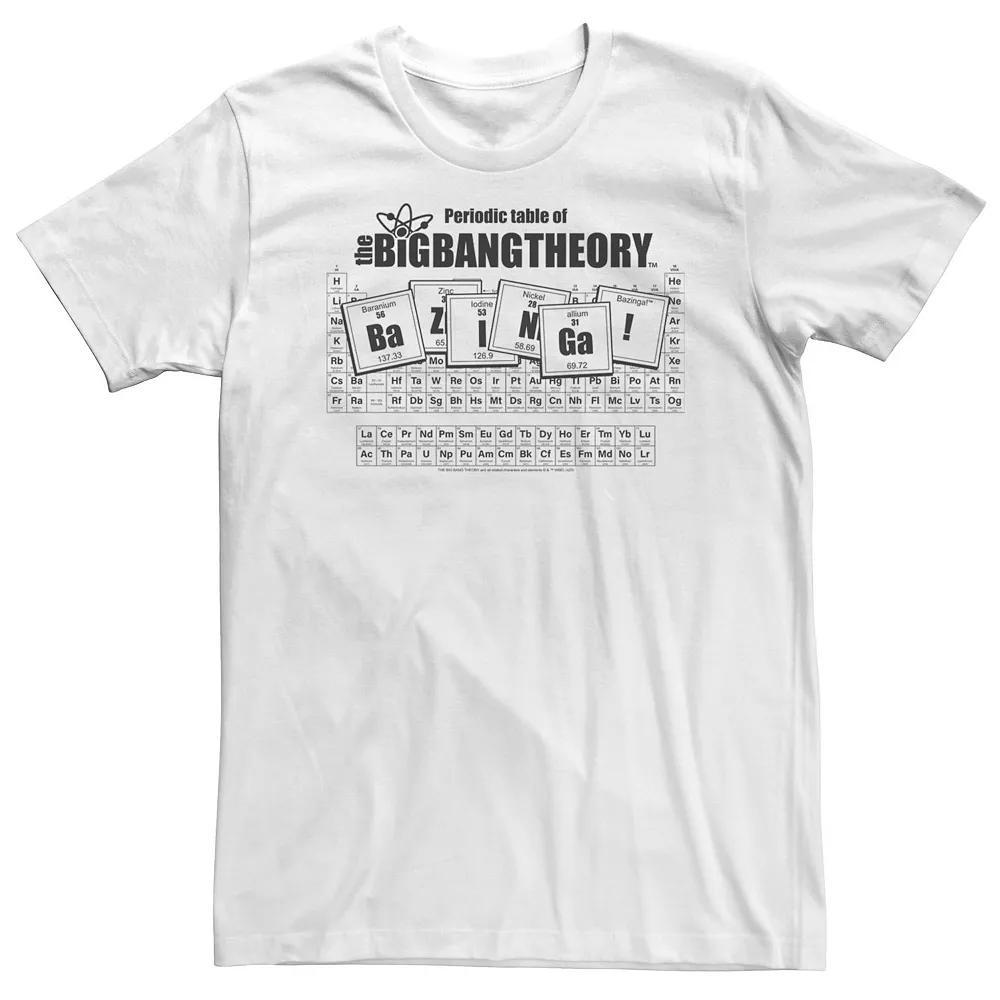 Big & Tall The Big Bang Theory Periodic Table Tee, Men's,  Product Image
