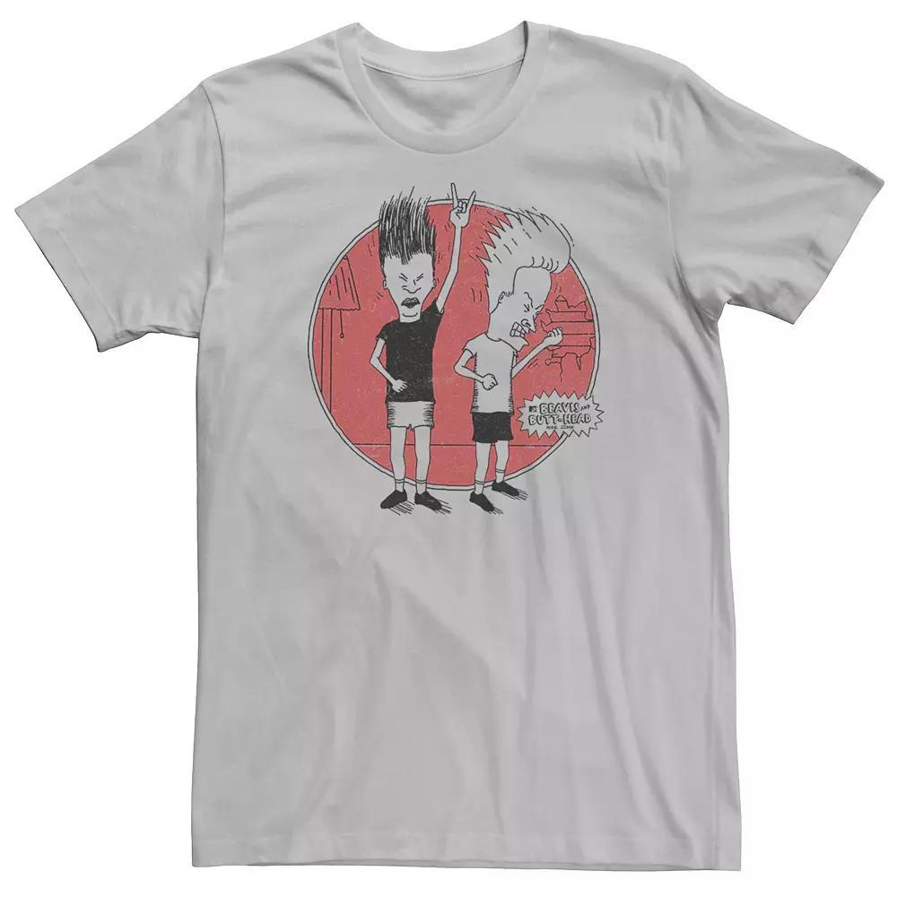 Men's Beavis And Butthead Rock Out Short Sleeve Tee,  Product Image
