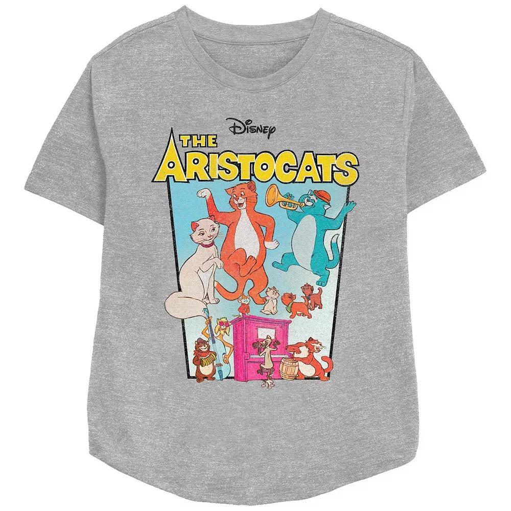 Disney's The Aristocats Women's Vintage Movie Poster Graphic Tee,  Product Image