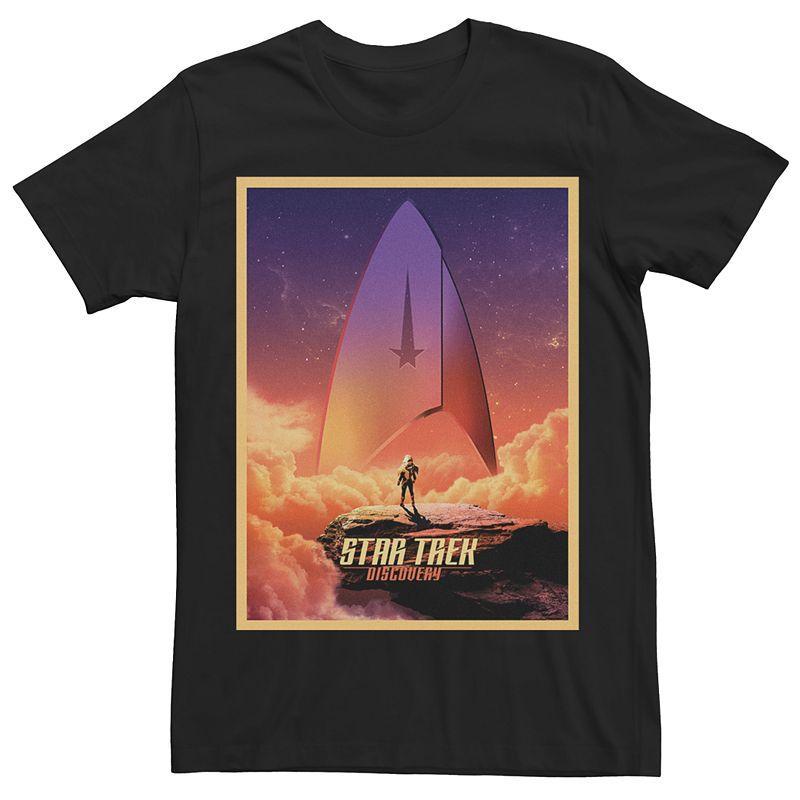 Men's Star Trek Discovery Space Graphic Tee, Size: Medium, Black Product Image