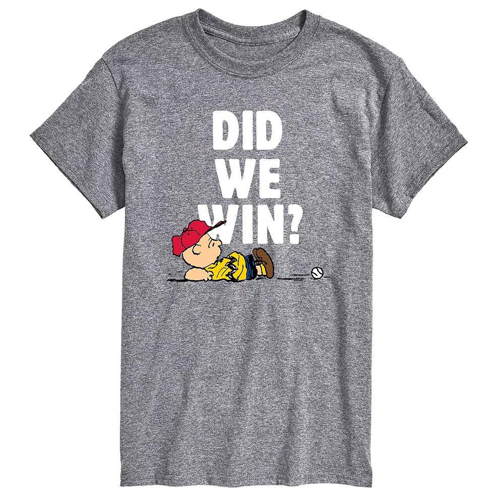 Big & Tall Peanuts Did We Win Tee, Men's,  Product Image