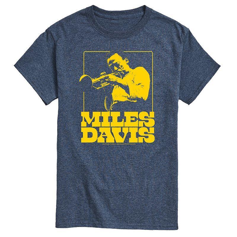 Big & Tall Miles Davis Tee, Men's, Size: 3XB, Gray Product Image