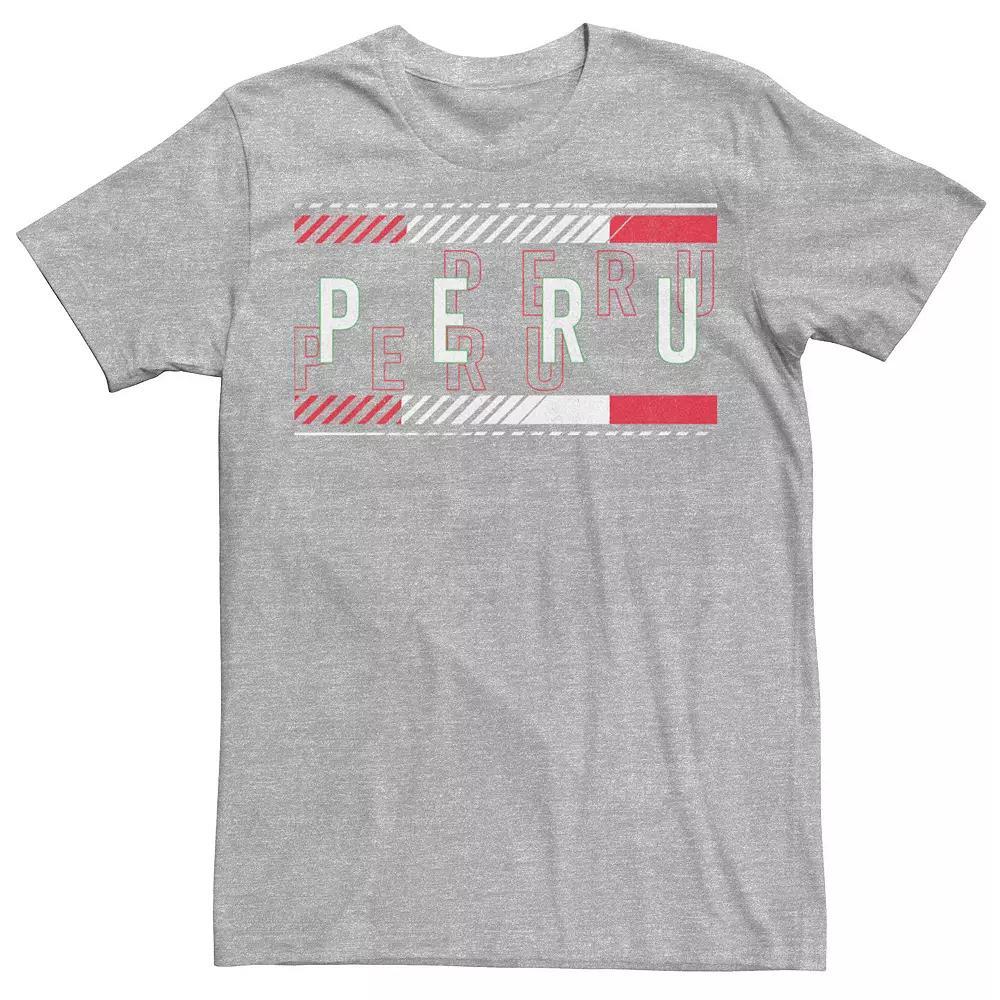 Men's Gonzales Peru Text Overlay Tee,  Product Image