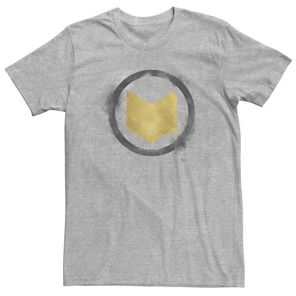 Men's Captain Marvel Yellow Spray Paint Tee,  Product Image