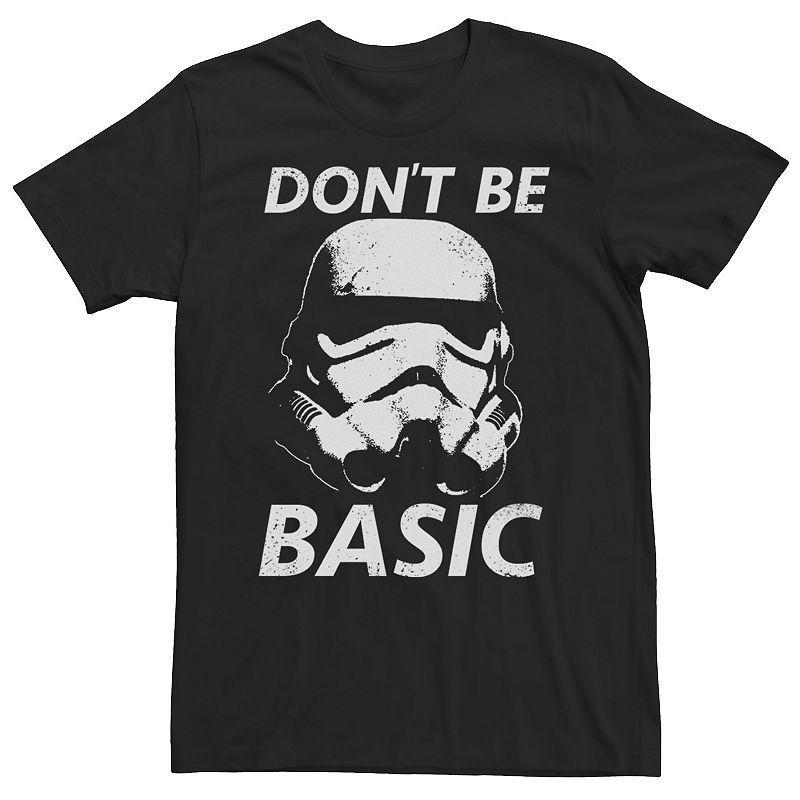 Men's Star Wars Stormtrooper Don't Be Basic Big Helmet Tee, Size: XXL, Black Product Image