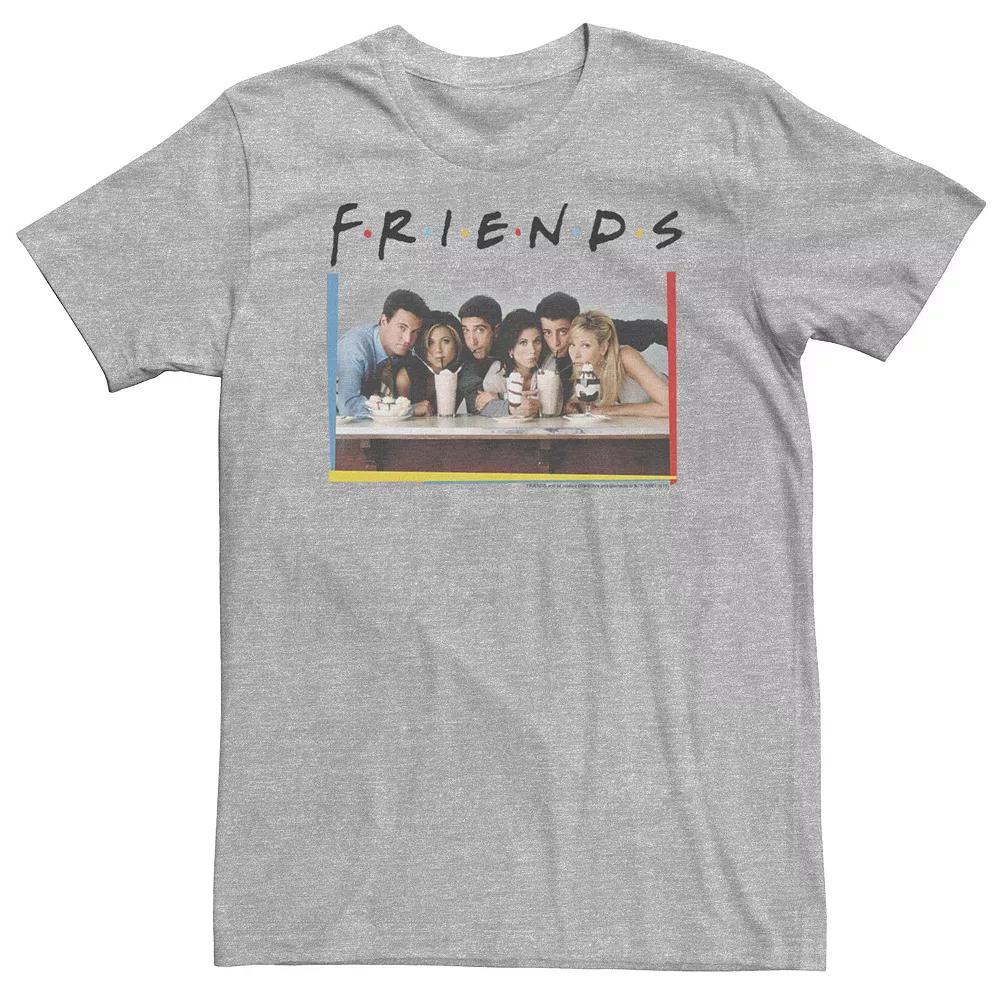 Big & Tall Friends Group Shot Milkshake Portrait Tee, Men's,  Product Image