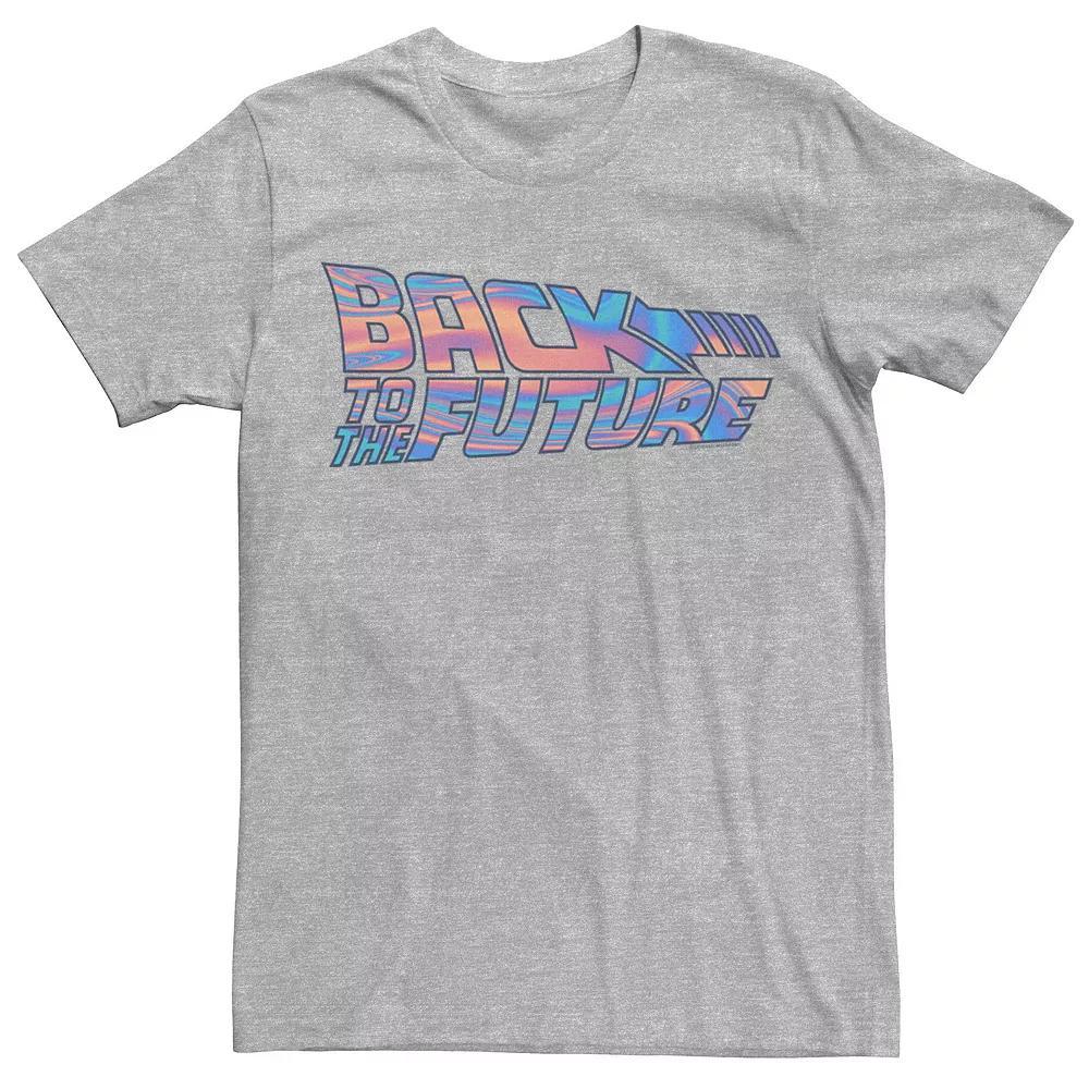 Men's Back To The Future Oil Slick Logo Tee,  Product Image