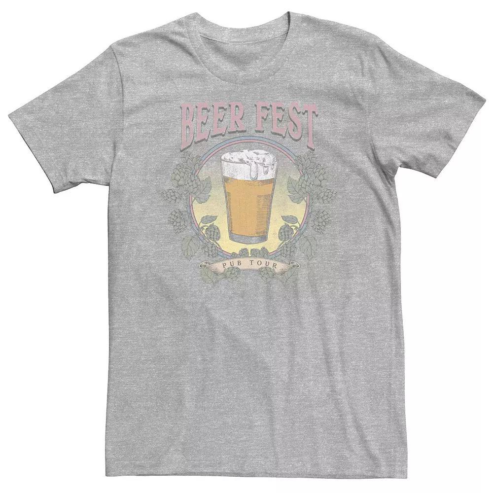 Big & Tall Beer Fest Pub Tour Graphic Tee, Men's,  Product Image