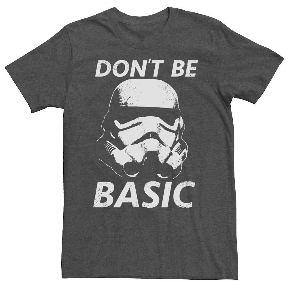 Men's Star Wars Stormtrooper Don't Be Basic Big Helmet Tee,  Product Image