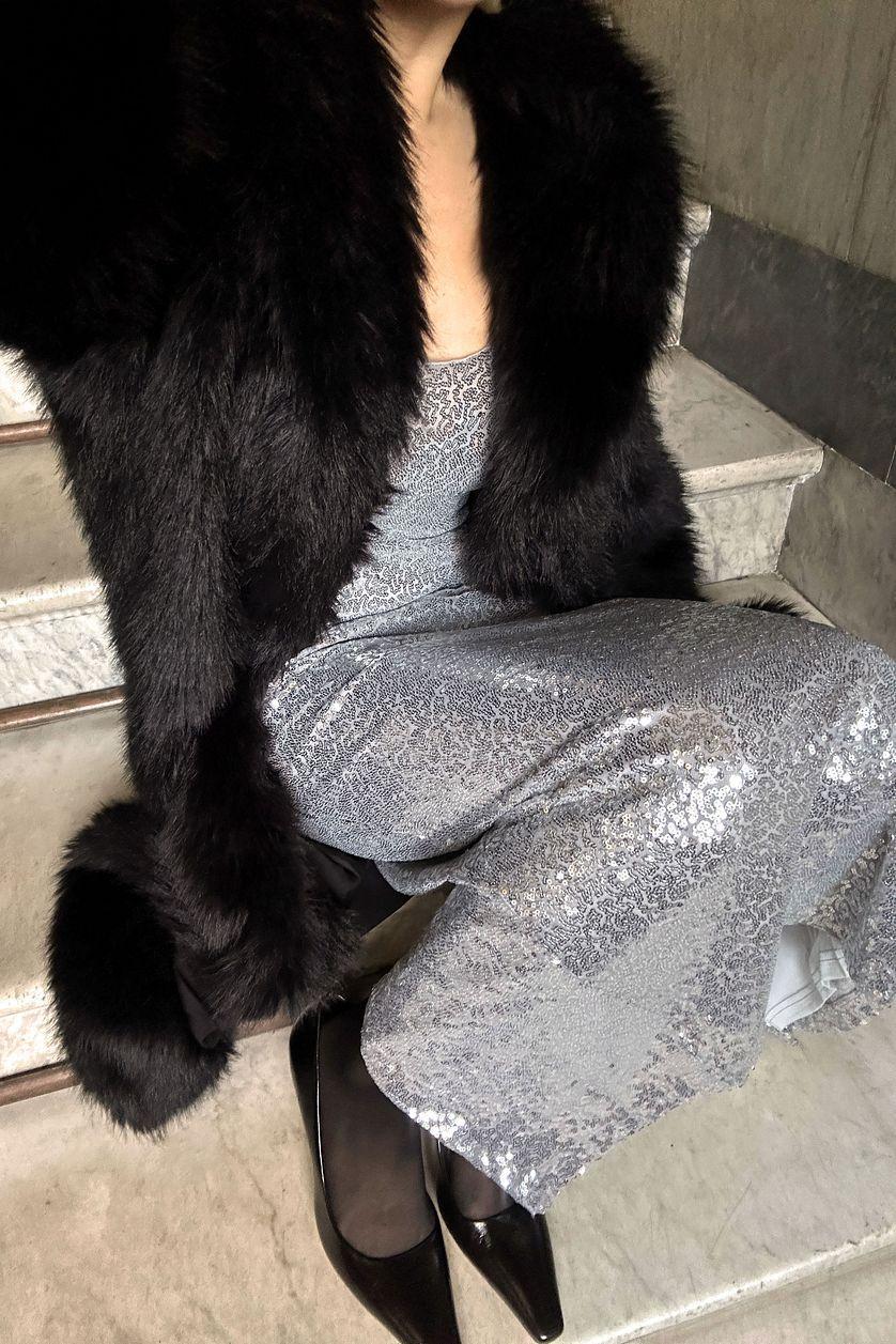 Sequin Midi Dress Product Image