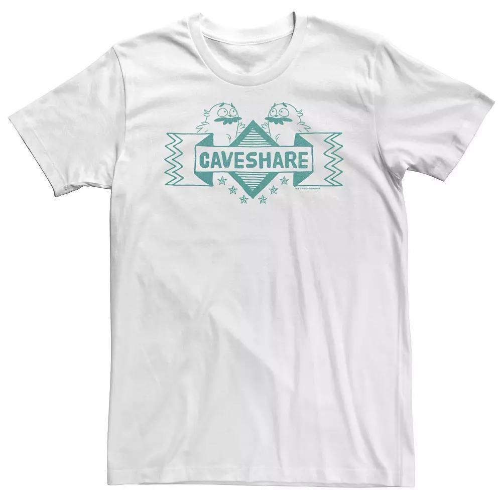 Big & Tall We Bare Bears Caveshare Outline Banner Tee, Men's, Size: 3XL Tall, White Product Image