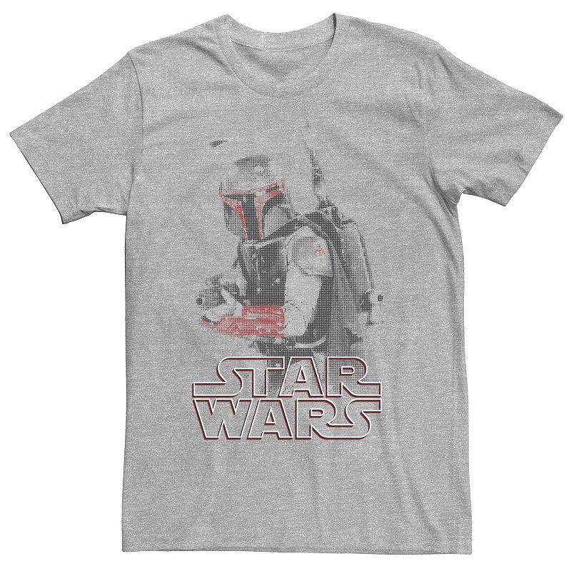 Mens Star Wars Boba Fader Graphic Tee Grey Heather Product Image