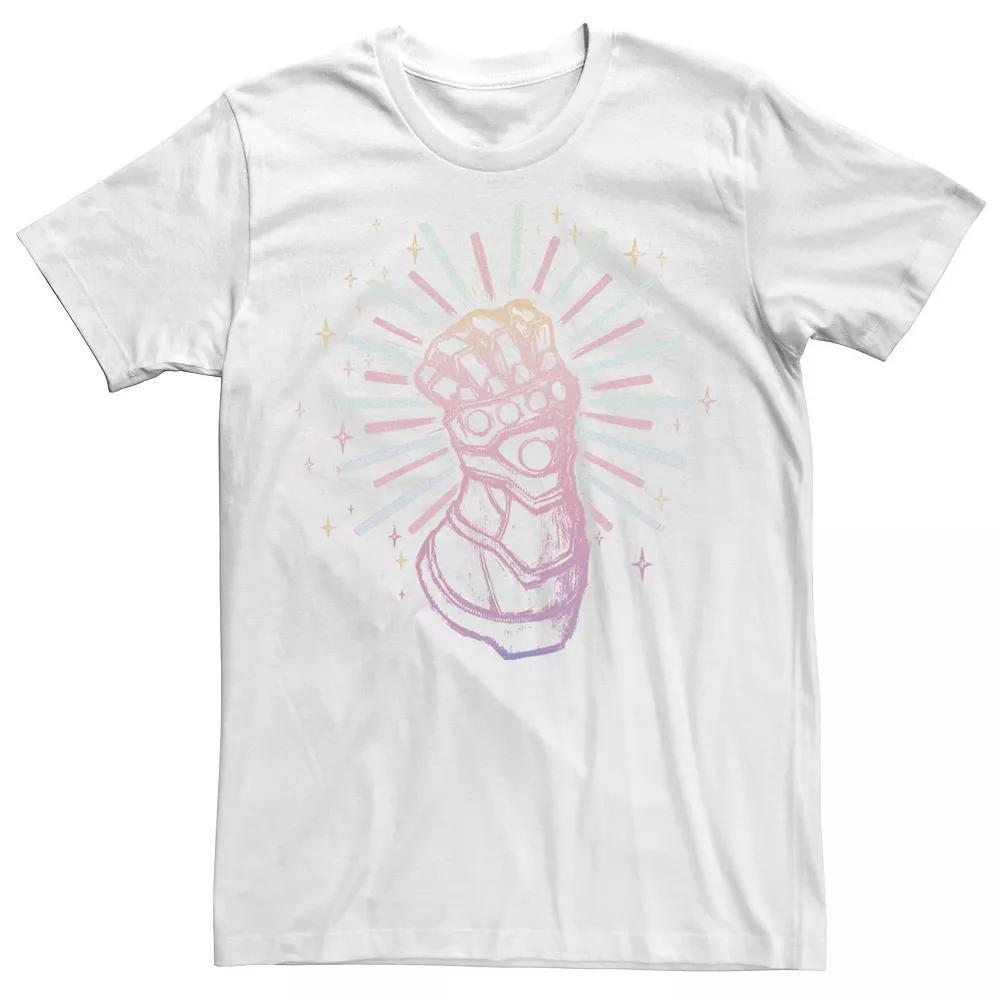 Men's Marvel Avengers Infinity Gauntlet Pastel Sketch Tee,  Product Image