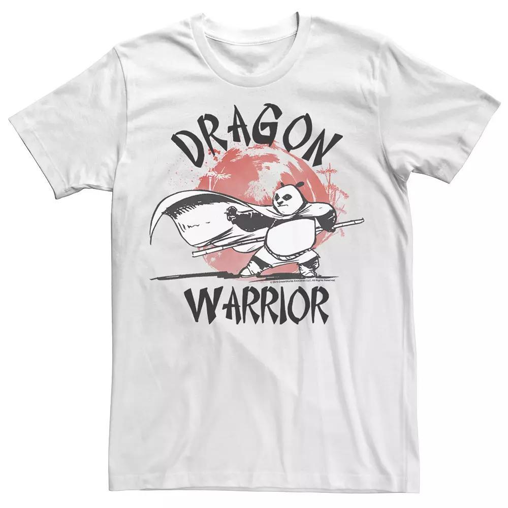 Men's Kung Fu Panda Dragon Warrior Action Pose Portrait Tee,  Product Image