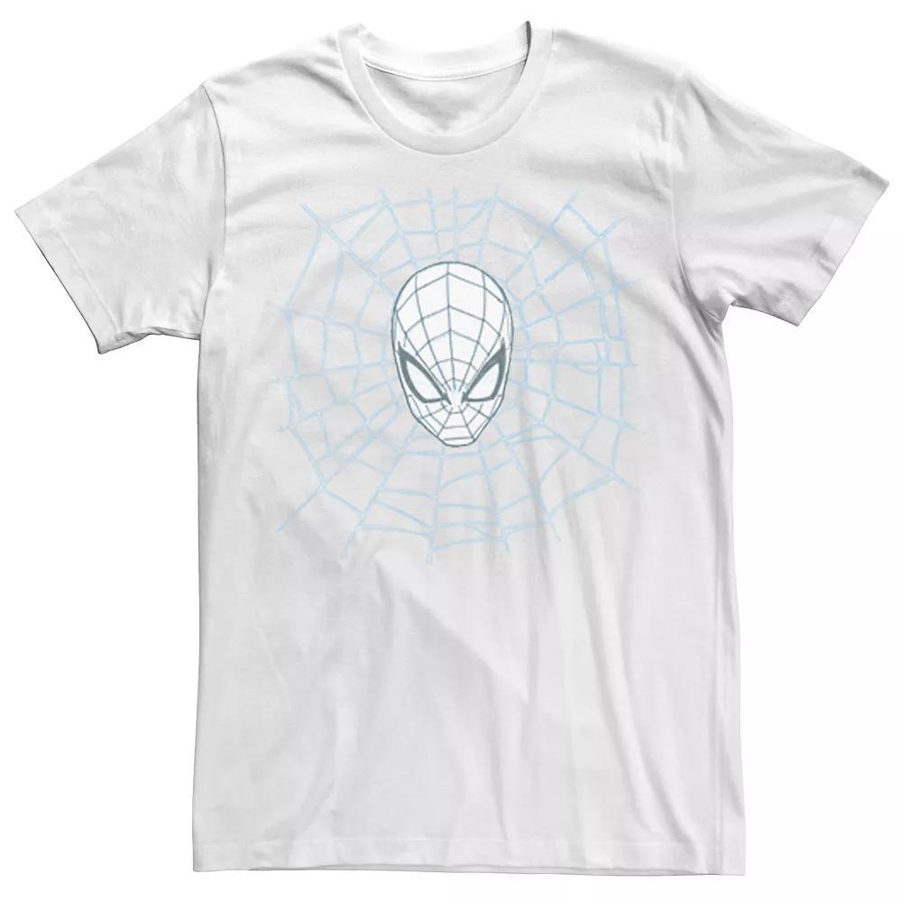 Men's Marvel Head Sketch Graphic Tee, Size: XXL, White Product Image