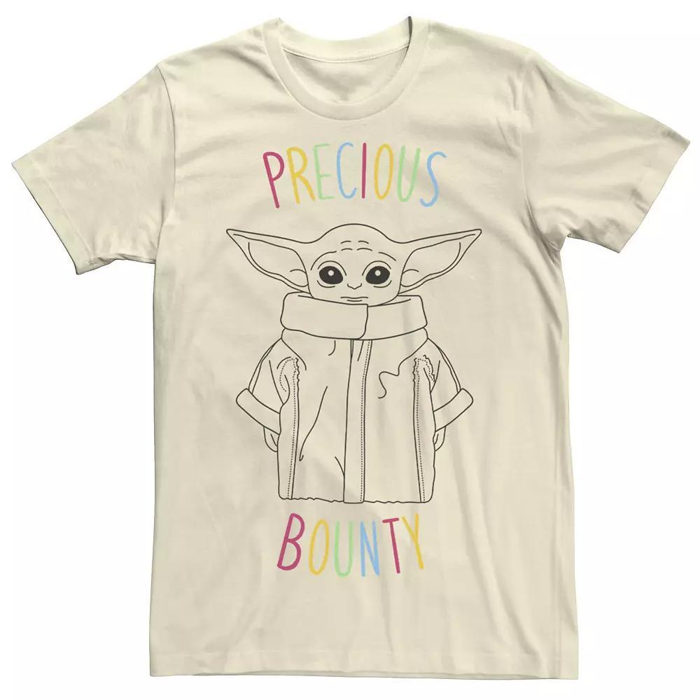 Men's Star Wars The Mandalorian The Child Precious Bounty Outline Tee,  Product Image