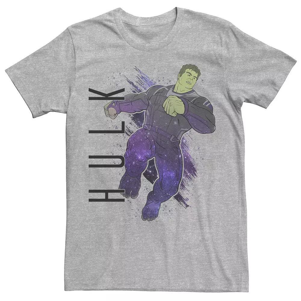 Men's Marvel Avengers Endgame Hulk Galaxy Painted Graphic Tee,  Product Image