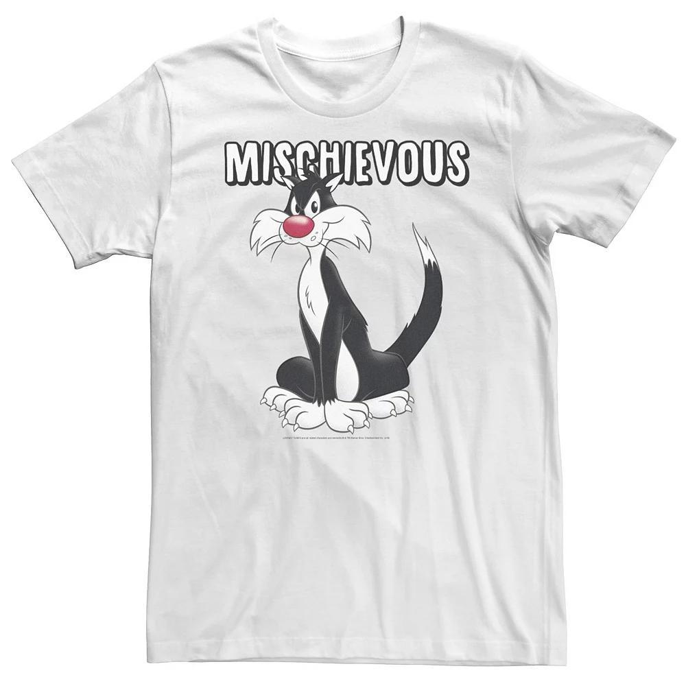Big & Tall Looney Tunes Sylvester Mischievous Portrait Tee, Men's,  Product Image