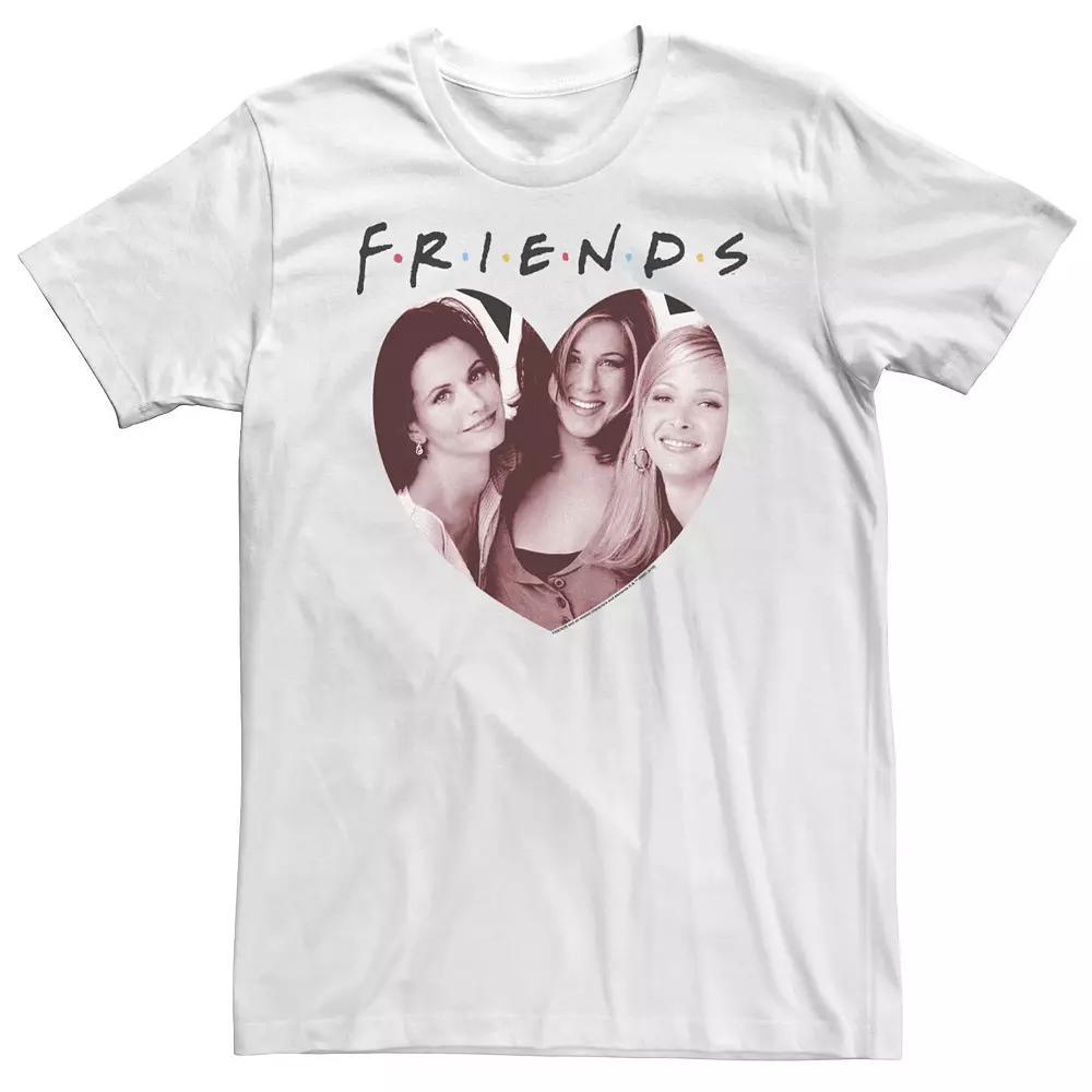 Big & Tall Friends The Girls Heart Portrait Tee, Men's,  Product Image