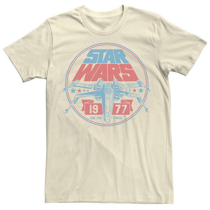 Men's Star Wars Patriotic X-Wing Vintage Badge Graphic Tee,  Product Image