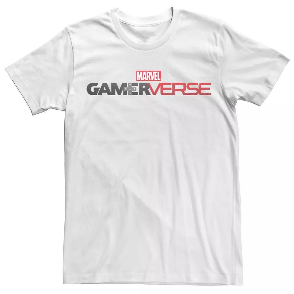 Men's Marvel Gamerverse Line Tee, Size: 3XL, White Product Image