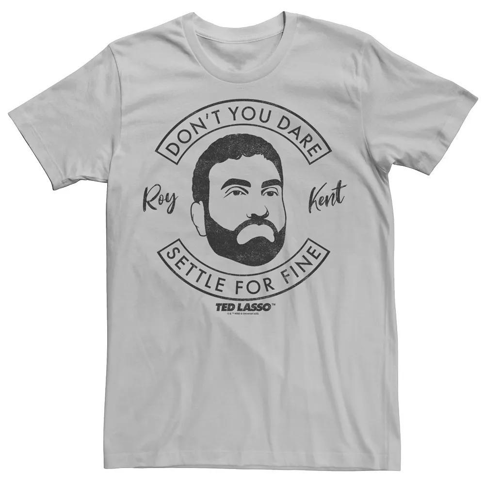Men's Ted Lasso Roy Kent Don't You Dare Settle for Fine Circle Graphic Tee,  Product Image