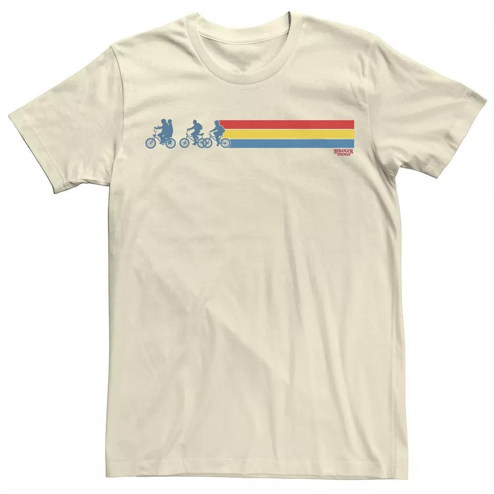 Men's Netflix Stranger Things Retro Stripe Silhouettes Tee,  Product Image