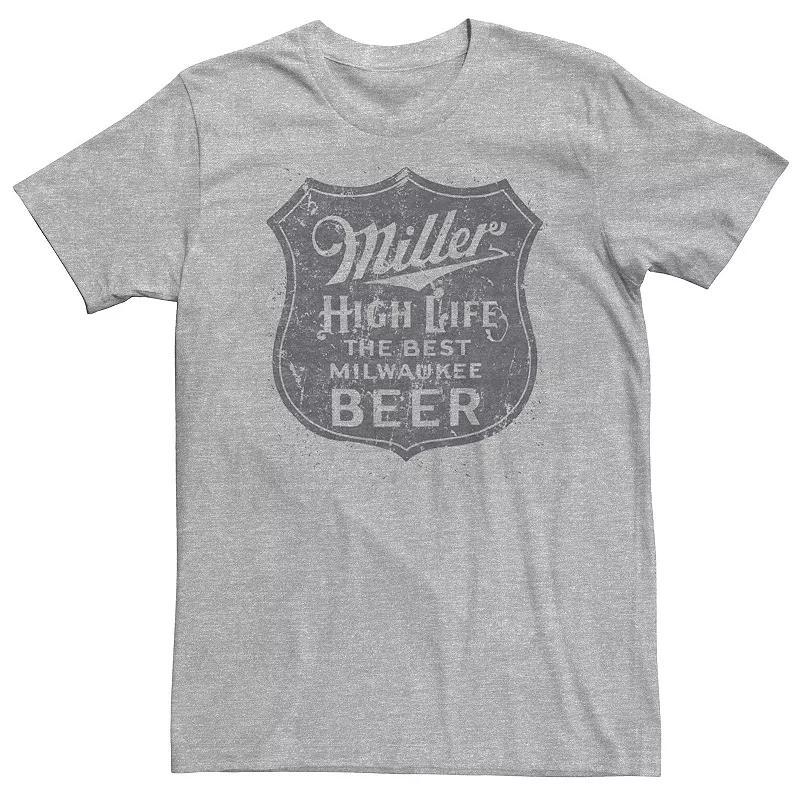 Big & Tall Miller High Life Beer Vintage Shield Tee, Men's,  Product Image