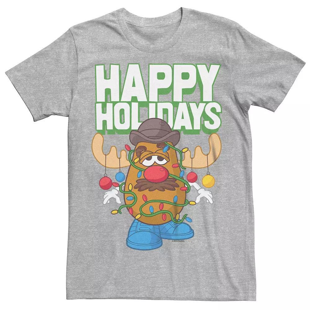 Men's Mr. Potato Head Happy Holidays Graphic Tee, Size: XL, Athletic Grey Product Image