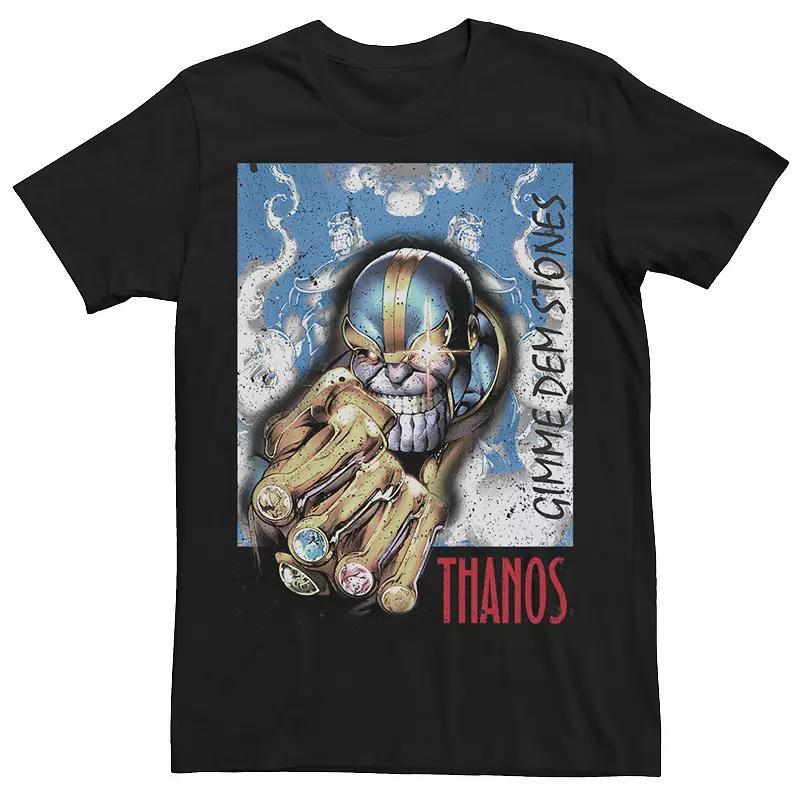 Men's Marvel Thanos Homage Poster Tee, Size: XL, Black Product Image