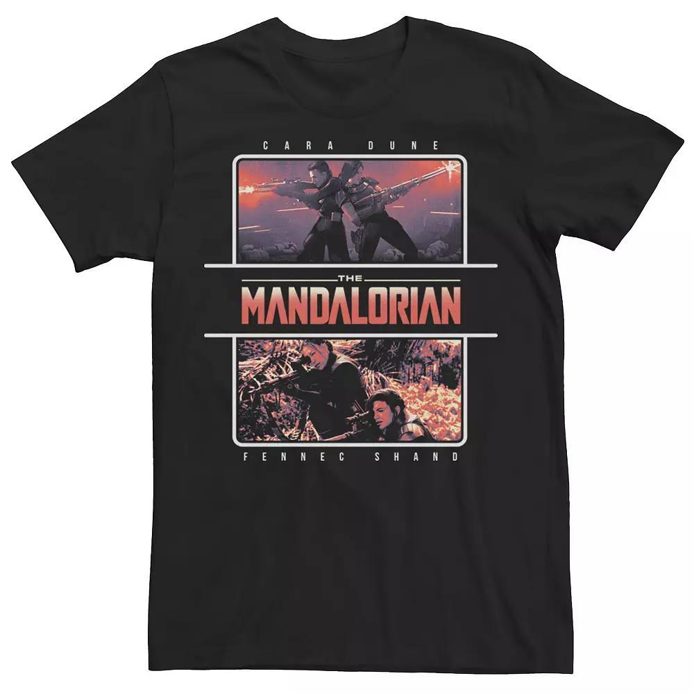 Big & Tall Star Wars: The Mandalorian Cara Dune & Fennec Shand R15 Tee, Men's,  Product Image