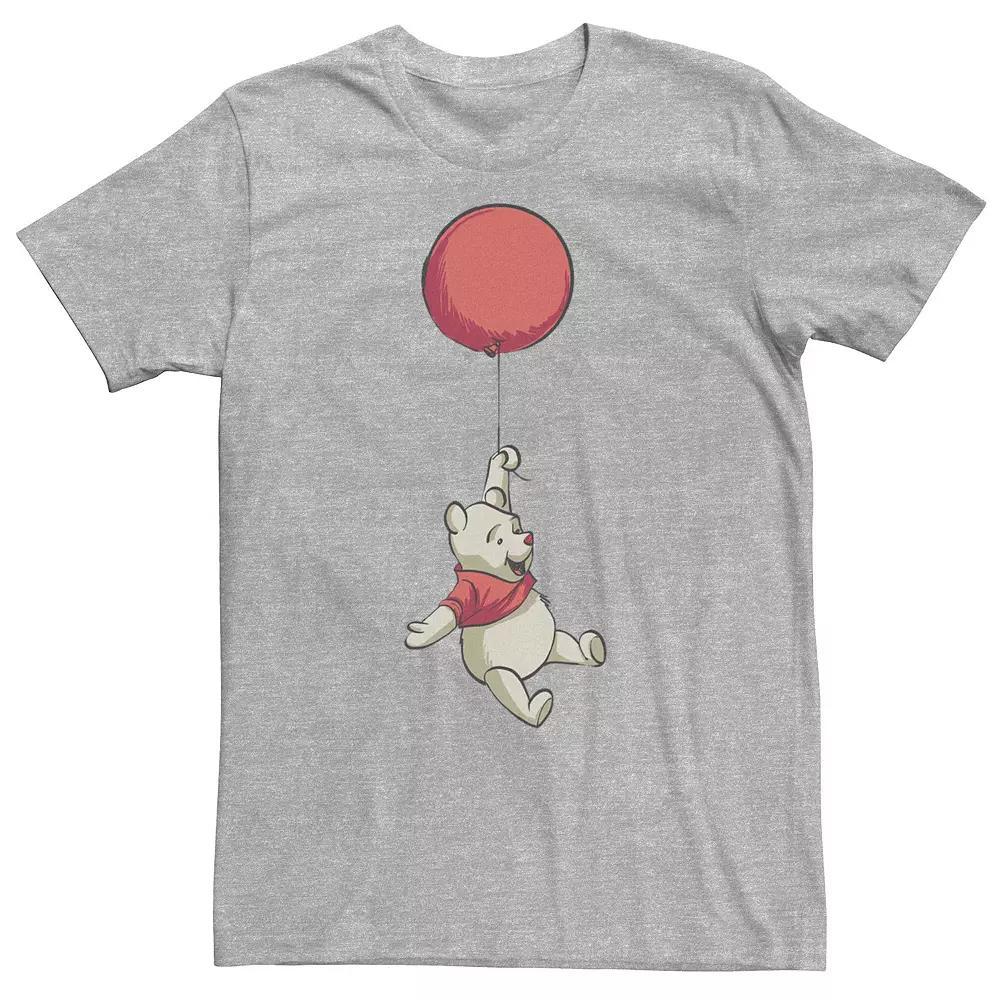 Disney's Winnie The Pooh Big & Tall Floating Red Balloon Tee, Men's,  Product Image