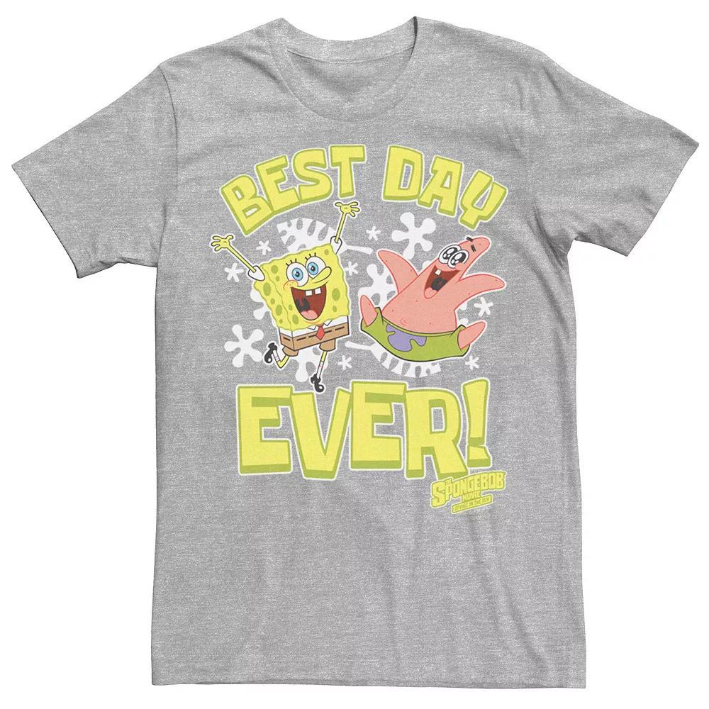 Men's SpongeBob Sponge On The Run Best Day Ever Tee,  Product Image