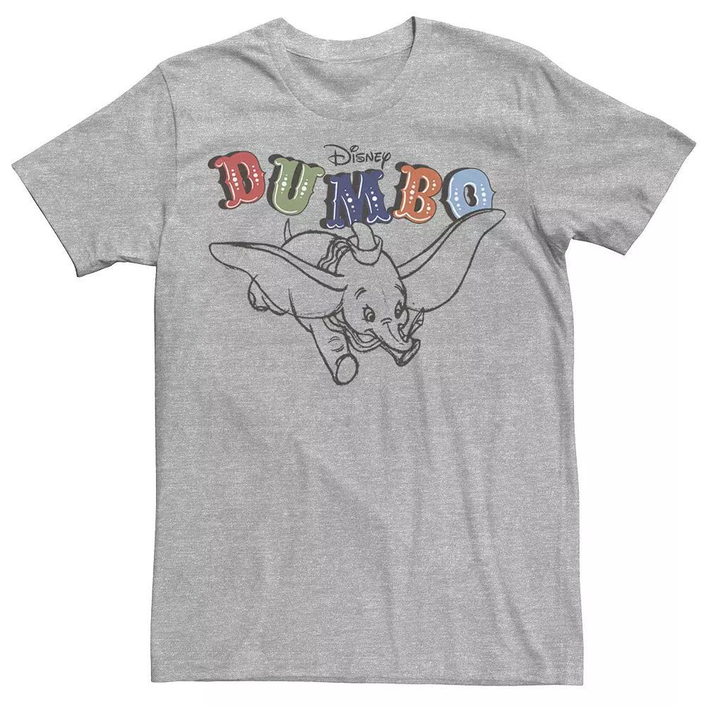 Disney's Dumbo Men's Retro Flying Circus Title Tee,  Product Image