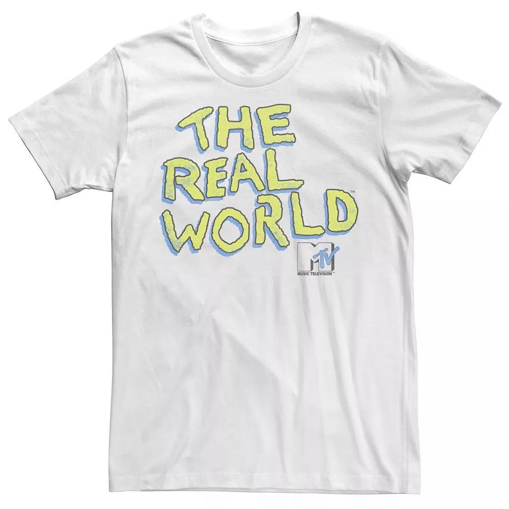 Men's MTV The Real World Pop Color Short Sleeve Tee,  Product Image
