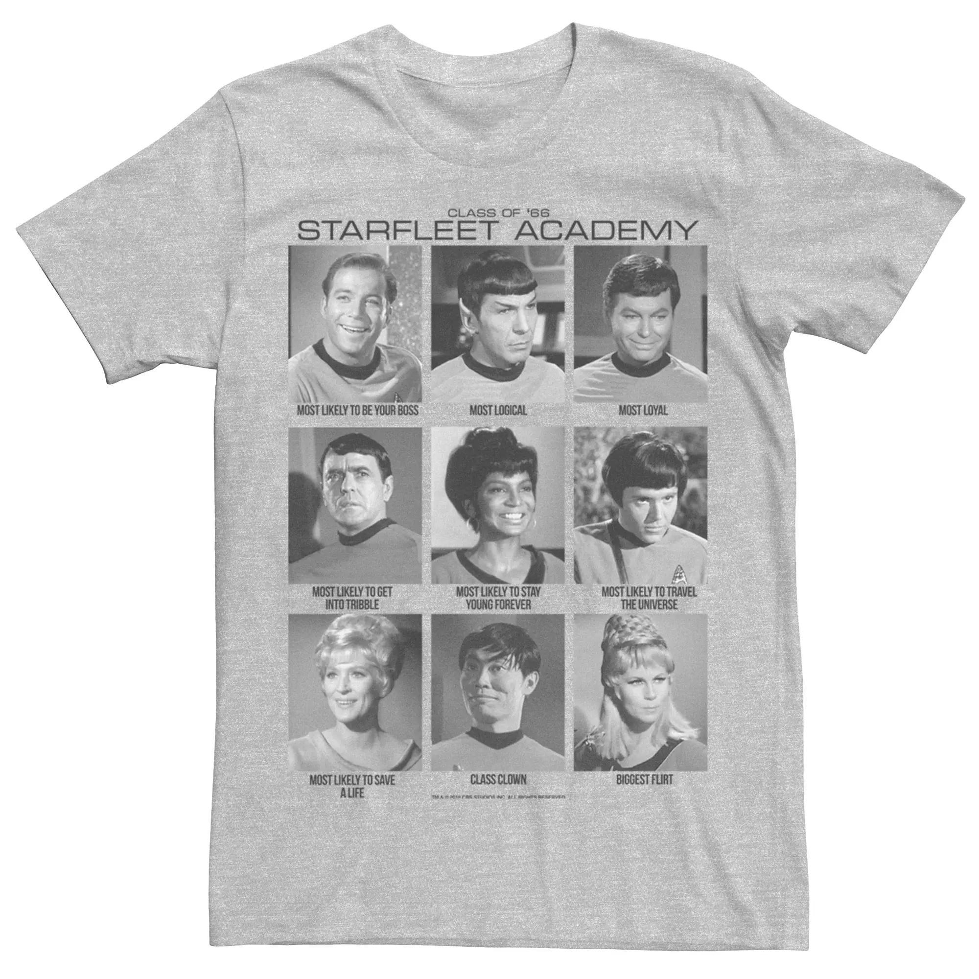 Men's Star Trek The Original Series Starfleet Class Tee, Size: XXL, Athletic Grey Product Image