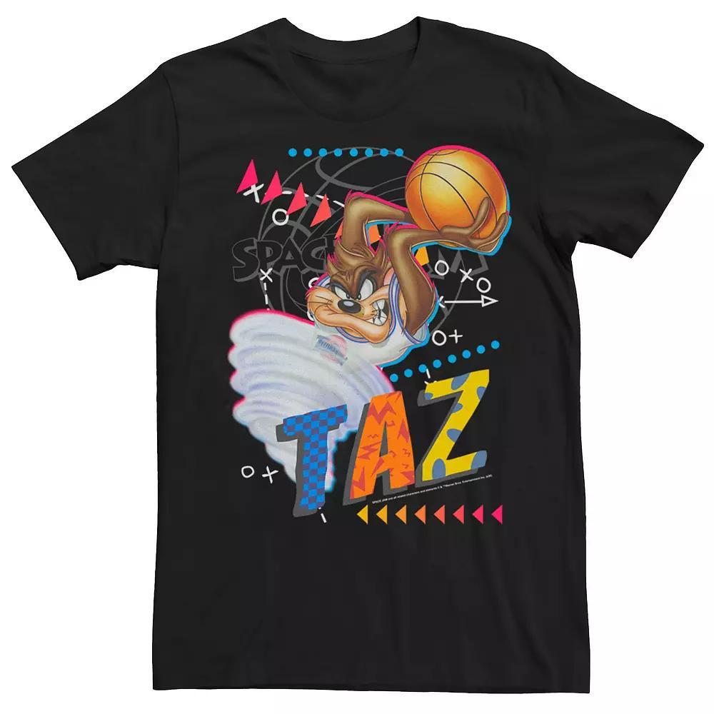 Men's Space Jam Taz Basketball Portrait Tee,  Product Image