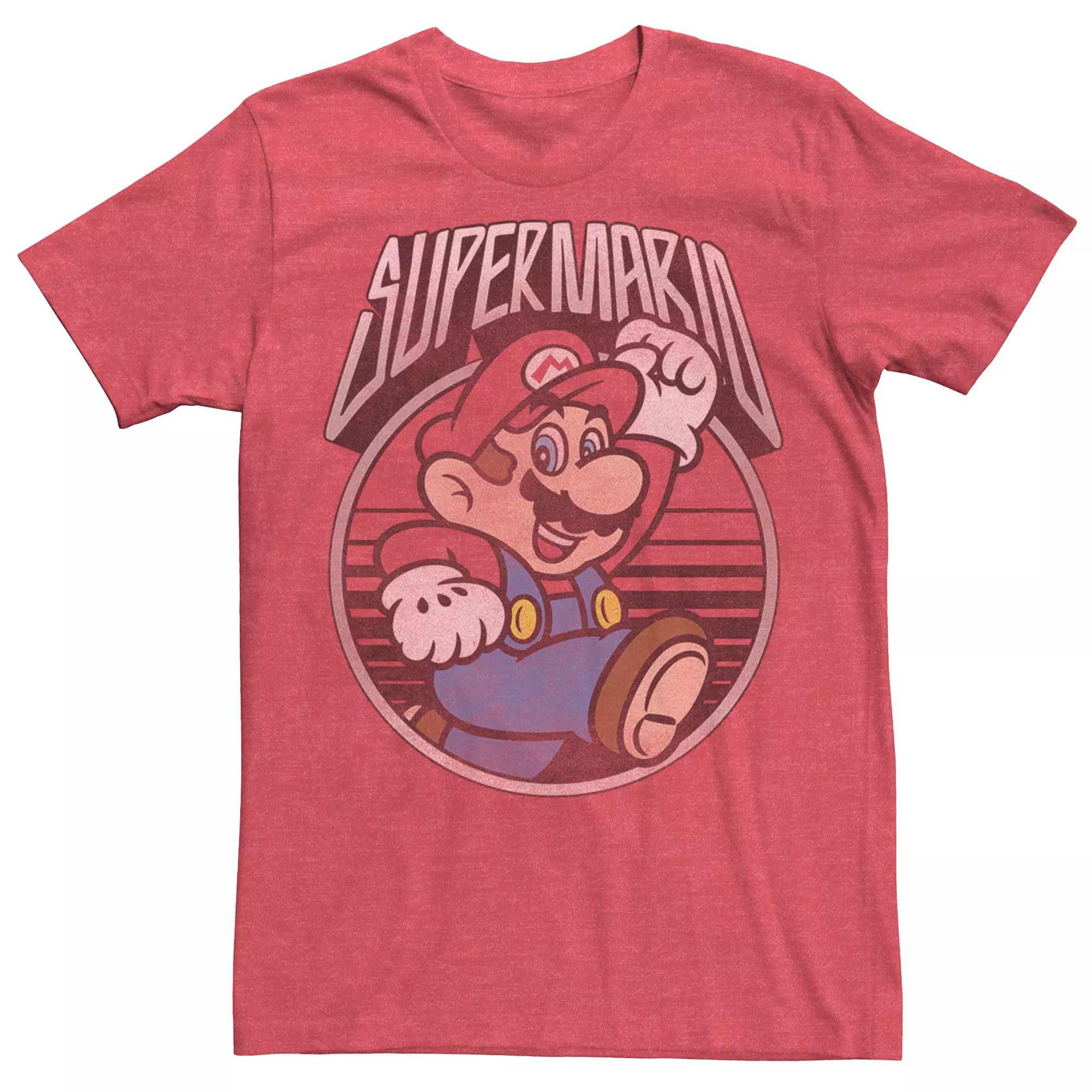 Men's Nintendo Super Mario Vintage Jump Short Sleeve Tee,  Product Image