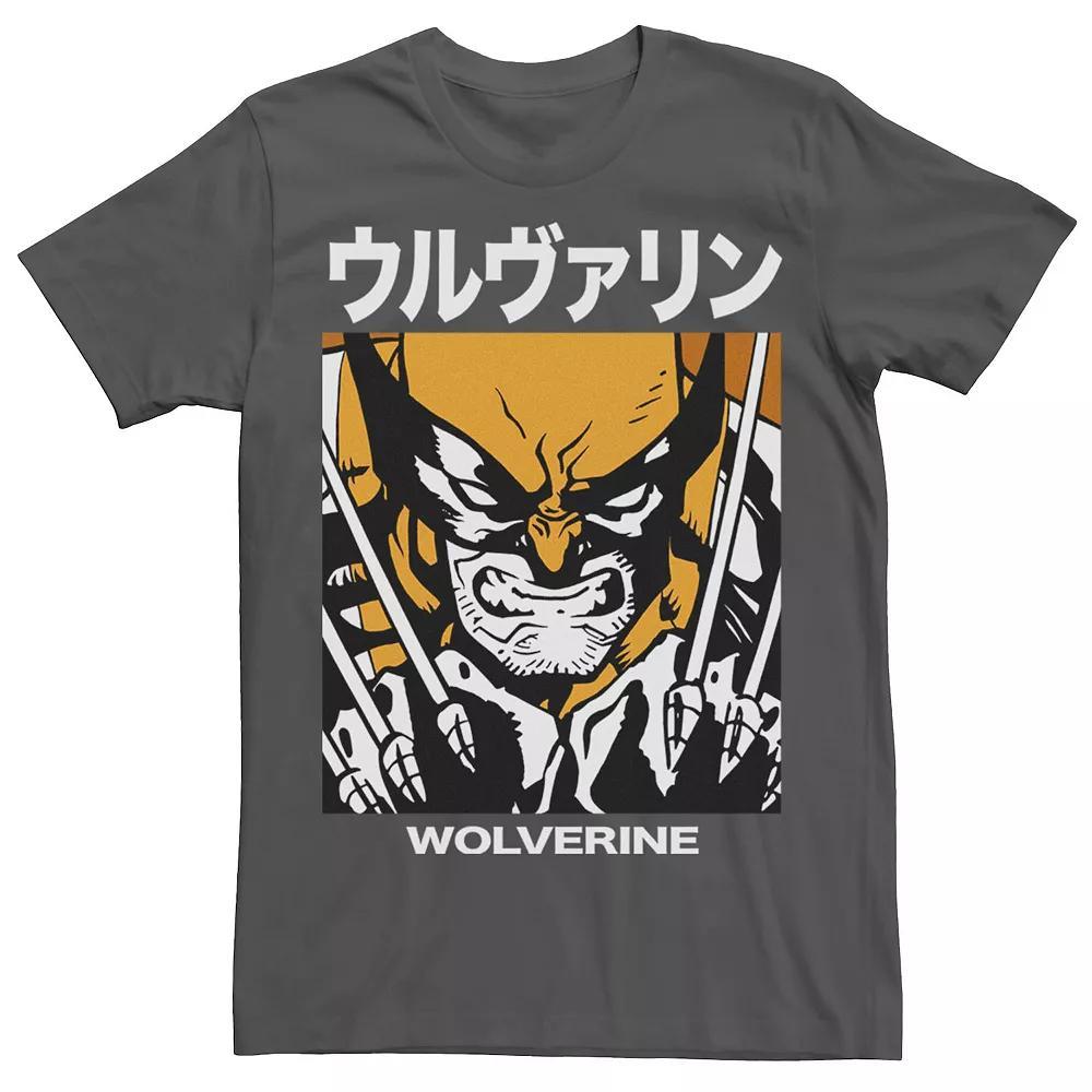 Men's Marvel X-Men Wolverine Kanji Blades Pose Tee,  Product Image