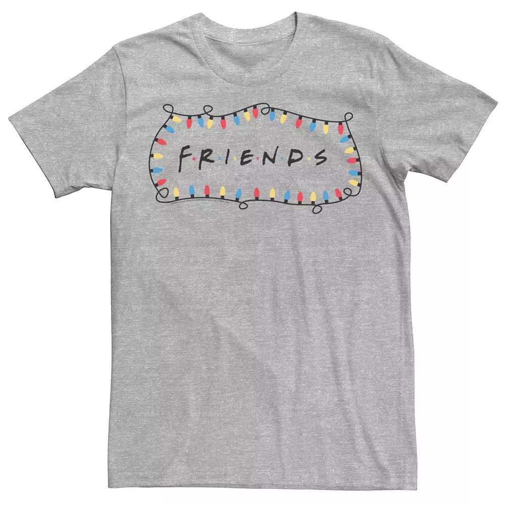Men's Friends Christmas Lights Logo Surround Tee,  Product Image